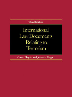cover image of International Law Documents Relating to Terrorism